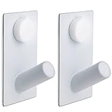 RELIBO® Wand-Halterung für Flipchart-Papier | platzsparende Wandbefestigung für Flipchart-Blöcke - einfache Befestigung & Montage - kompakte Alternative zum Flipchart Ständer, Weiß