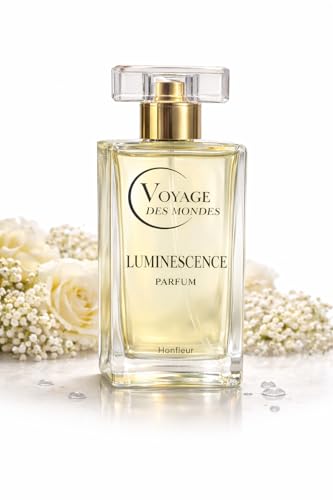 Luminescence Extrait de Parfum 100 ml - Fleur d'Oranger & Ambre Blanche Parfum Longue Durée 24H+ pour Femme Fabriqué en France par Voyage des Mondes