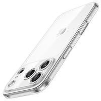 JETech Slim Case for iPhone 17 Pro Max 6.9-Inch with Camera Lens Full Protection, Ultra-Thin Lightweight Clear Minimalist Protective Phone Cover (Clear)