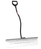 36' Snow Pusher, Snow Shovel for Driveway Snow Removal, Back Saver Snow Plow for Doorway, Sidewalk, Deck. Extra Wide Blade with Ergo Handle, Great for Both Residential and Commercial Application