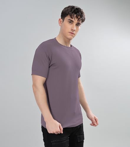 Image of SHODOX Men's Polycotton Solid Round Neck Regular Fit Tshirt (Pack of 1)