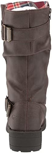 Rocket Dog Women's Trumble Galaxy PU Mid Calf Boot, Brown, 6 | Image 2