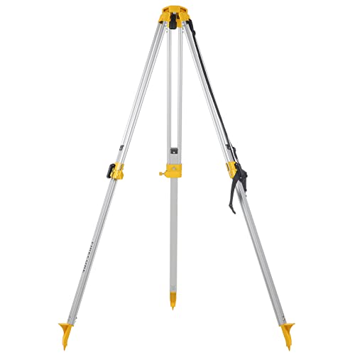 image for Firecore Aluminum Survey Tripod, Heavy Duty Contractor Tripod with 5/8