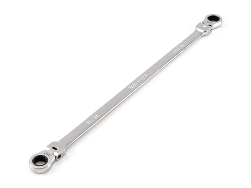 Image of TEKTON 1 /2 x 9 /16 Inch Long Flex Head Ratcheting Box End Wrench | WRB36313