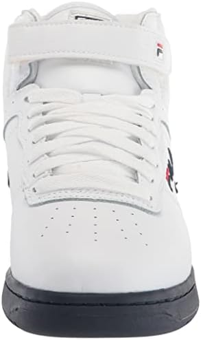 Fila Men's f-13v lea/syn Fashion Sneaker, White Navy Red, 9 M US | Image 1