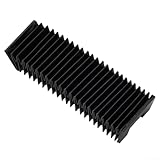 HGR20 Linear Guide Rail Flexible Telescopic Protection, Bellows Dust Cover For CNC Machine Tools(Stretched Length 500mm)