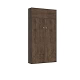 Dimensioni: Composizione con letto chiuso: L.133,6 P.39,2 H.250,5 cm Composizione con letto aperto: L.133,6 P.215 H.250,5 cm Pensile: L.133,6 P.39,2 H.40 cm Altezza rete da terra: 22 cm Altezza massima materasso: 24 cm Made in Italy.