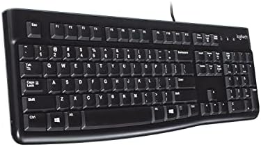Logitech K120 USB Kablolu Klavye, Sayısal Tuş Takımına Sahip, Sıvı Dökülmelerine Dayanıklı, Türkçe Q Klavye, Siyah