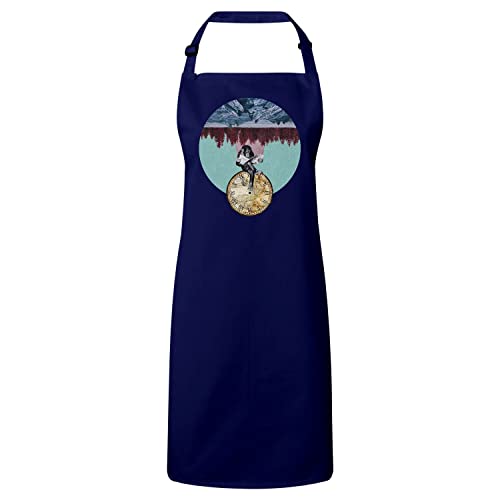 Tablier cuisine navy au motif singe vintage pour animer vos repas entre amis avec humour