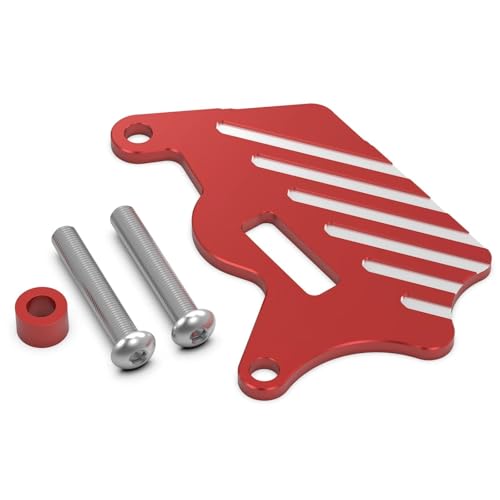 Il motivo dinamico sul coprimozzo rosso accentua la presenza già evidente della tua moto quando è in movimento.