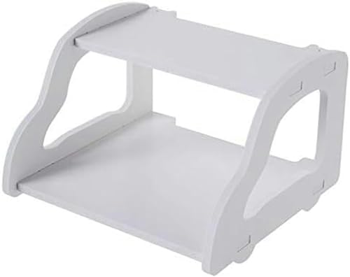 Image of WRTYHGVGT Router Storage Box,Shelf Wall Mount WiFi Router Stand Storage Wall-Mounted Shelf Bracket Floating Wall Mounted Shelf Router Equipment Wall Shelf for Living Room Hotel Stands