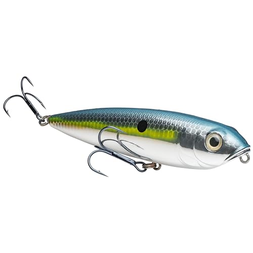 Strike King KVD Sexy Dawg Jr Fishing Lure, Chrome Sexy Shad