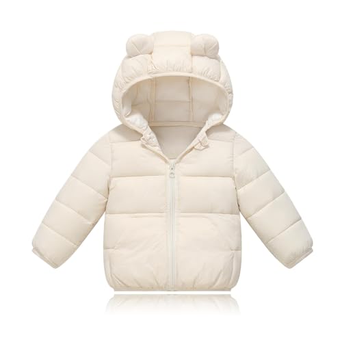 Moonker Boys Girls Zip Up Hooded Puffer Jackets Quilted Lightweight Windproof Down Coats Kids Toddler Winter Warm Outwear2