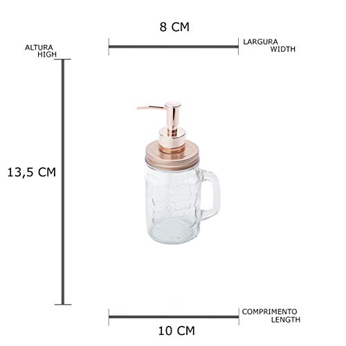 Porta Sabonete Liquido Mug W Hanger Urban Cobre