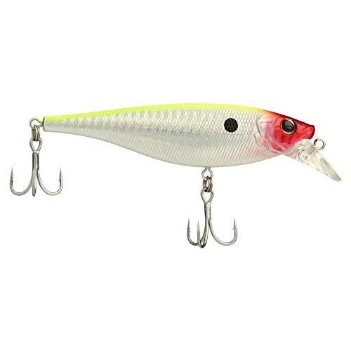 Berkley Juke Fishing Lure, Clown, 100, 4in | 10cm, Flat-Sided Body Darts and Flashes to Imitate Baitfish, Equipped with Sharp 3X Anti-Rust Fusion19 Treble Hooks