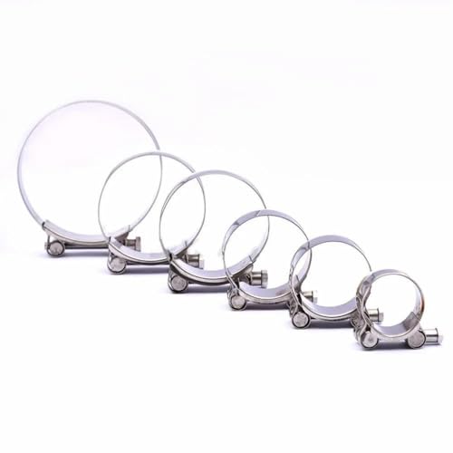 Embout de pot d'échappement pour customisation moto et auto collier de serrage 113-121mm
