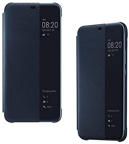 Leather Flip Cover for Huawei Y9 (2019) /Enjoy 9 Plus 6.5" - Blue