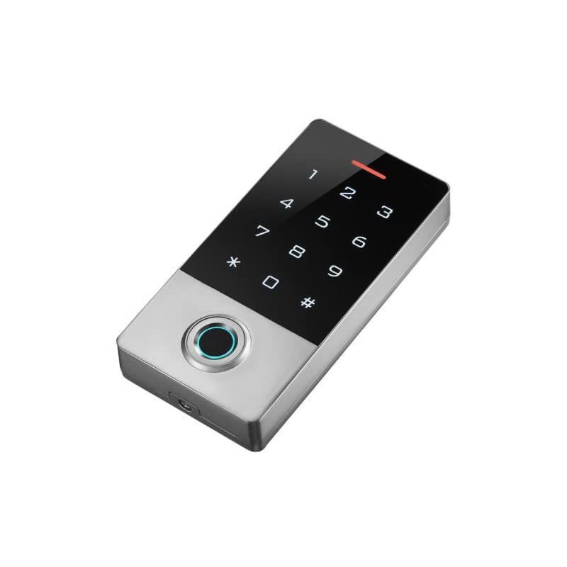 Digicode avec lecteur d'empreintes connecté et lecteur RFID