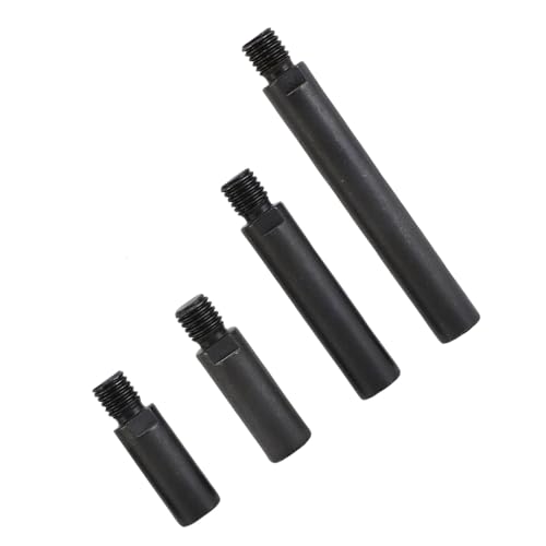 HUIOP Arbre D'extension de Filetage 5/8 – 11, Connexion Sécurisée pour Meuleuse D'angle, Polissage de Voiture, Meule Détail en Acier allié