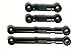 LRNJ MOTORWORKS ANODIZED ALUMINUM ADJUSTABLE AIR RIDE SUSPENSION 2-INCH LIFT ROD LINKS KIT FOR FRONT & REAR AXLES COMPATIBLE WITH LAND ROVER DISCOVERY 5 2017-2026, PART # LRNJ MOTORWORKS#3 BLACK
