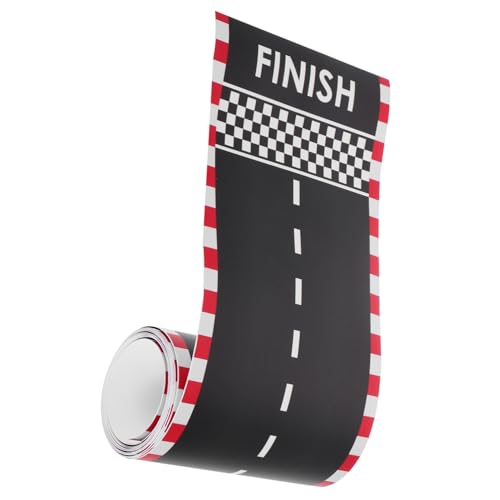WOONEKY Cinta Adhesiva para Pista de de Coches de Juguete Diseño Realista y Reutilizable Decoración Temática para Fiestas Infantiles Portable y Fácil de Usar para Niñas