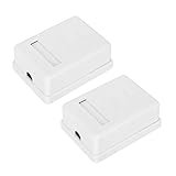 2pcs Surface Mount Box Cat6 Single Port RJ45-8P8C Networks Jack Box Desktop Information Junction Box for 22-24AWG Cable