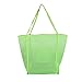 yqs Strandtasche Mesh Beachtasche, extra große Strand Spielzeug Tasche und Totes Rucksack für das Halten von Strandspielzeug Tuch Supermarkt Lebensmittel Picknick Womens (Color : Green)