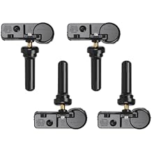 TPMS Sensor,GM 315Mhz Tire Pressure Monitoring Sensor Compatible for Chevy Silverado GMC Cadillac Buick Pontiac Saturn Hummber Saab Replace#13598771 13598772 13586335 13581558 4 Pack
