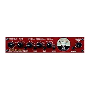Single-channel Vintage-style Compress with Transfmer-balanced I/O Selectable Sidechain Filter Frequencies Stereo Link Option