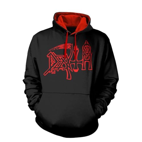 Image of Death Unisex Adult Scream Bloody Gore Hoodie Black M