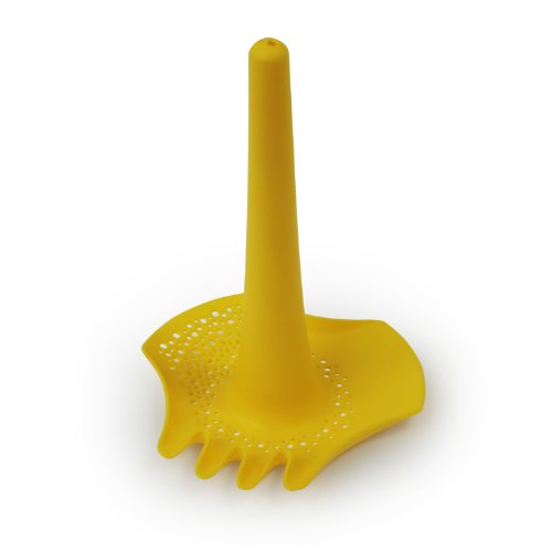 Quut Triplet All in One Rake, Shovel, and Sifter Beach Toy - Yellow