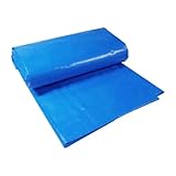 Allayu Manta impermeable para piscina, lona de suelo azul, accesorios,...