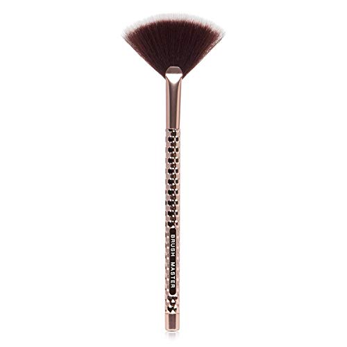 Fan Makeup Brush - Powder Concealer Foundation Blush Blending Highlight Bronzer Contour Makeup Brush - with Premium Soft Synthetic Hair