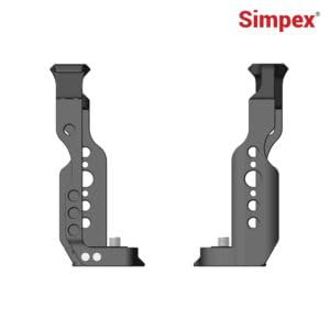 Image of Simpex Camera cage EOS R10 Custom-fit, Full Access to Ports, Multiple Accessory Threads, Dual Cold Shoe mounts