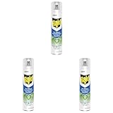 Raid Plant Based Wasp & Mosquito Killer, Aerosol Fly Killer Spray For Indoor Use, Made with Naturally Derived Botanical Ingredients, 300 ml (Pack of 3)