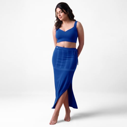 Image of dermawear Women Blended Fabric Saree Shapewear Petticoat (SS-406)
