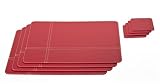 Nikalaz Set of Placemats and Coasters, 4 Table mats and 4 Coasters, Place mats 15.75 x 11.81 inches,