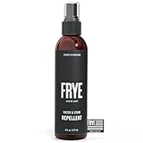 Frye Leather Water & Stain Repellent – 6oz Spray – Non-Aerosol, Made in USA – Protects Leather, Suede & Nubuck – Shields Against Water, Rain, Salt & Spills – Safe on All Colors