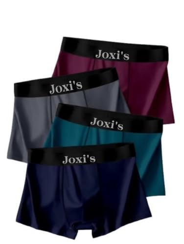 Image of Joxi's Men's Cotton Blend Trunks Pack of 4 | Soft Stretch Comfortable for Men