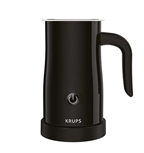Krups XL1008 Mousseur a Lait Automatique Noir 2 Fonctions Grande capacité 500 W, 150 millilitres