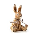 Cette jolie figurine de lapin est une superbe décoration de table pour Pâques, un élément de décoration printanier pour votre rebord de fenêtre ou votre bureau et une jolie décoration de Pâques à poser. Le lapin de Pâques peut également être offert comme cadeau de Pâques dans le nid de Pâques aux enfants et aux adultes, aux collègues, aux amis et à la famille.