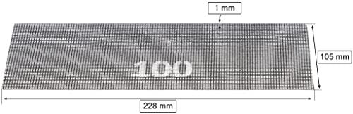 KOTARBAU® 10er Set Schleifgitter für Rigipsschleifer zum Schleifen von Trockenbau 100