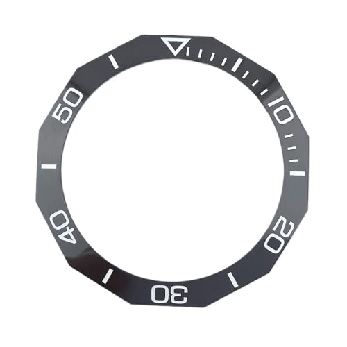 1個 OD:42.3mm*ID:33.2mm 傾斜型発光セラミックベゼルインサート 交換用 自動巻き腕時計 WAY201(TGHY-36)