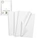 Basic Solid White Bulk Tissue Paper 15 Inch x 20 Inch - 100 Sheets