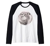 Je t'aime jusqu'à la Lune Manche Raglan