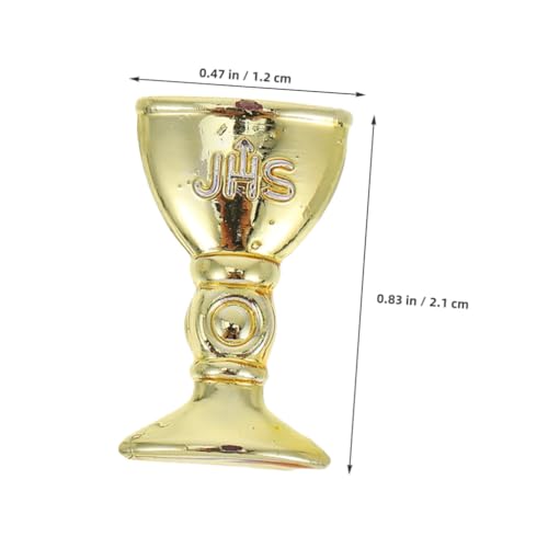 Copas de plástico doradas miniaturas SHINEOFI de 200 piezas para decoración de bodas 3