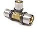 Produktbild Pipetec Pressfitting T Stück 26x20x20 mm TH Kontur Verbundrohr, DVGW, TH-Profil