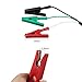 HVAC Adaptor Cord, Compatible with Yellow Jacket 69522 Adaptor Cord, HVAC Training Tools Adapter Cables, 120V AC Circuit Breaker NEMA 5-15R to Large Clips 30 Amp, SJT 14AWG (Cheater Cord)