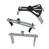 3PCS Universal Fuel Pump Removal Tool,Adjustable Fuel Pump Lock Ring Adjustable Lock Ring Spanner Fuel Pump Module Spanner Wrench Fuel Tank Lid Cover Remove Spanner Fit For Most Car Tank Caps