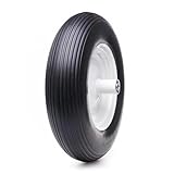 BAIVE BW 16 pulgadas 4.80/4.00-8 neumático y rueda de poliuretano macizo,